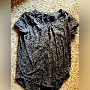 Lululemon lightweight grey shirt